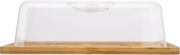 Bambusserveringsfad med plastklokke fra Altom Design