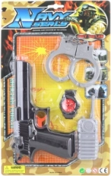 Politisæt med walkie-talkie til børn