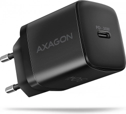 Vægoplader USB‑C 30W med hurtigopladning PD 3.0/QC – sort