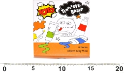 Temperafarver i tuber – sæt 6×9 ml