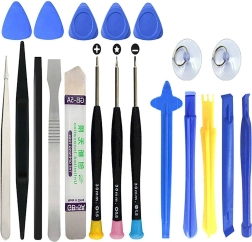 Værktøjssæt til reparation af telefoner og elektronik, 20 dele