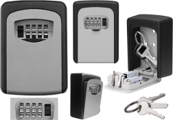 Zinket nøgleskab med talkode