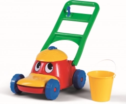 Sjov plastik plæneklipper til børn