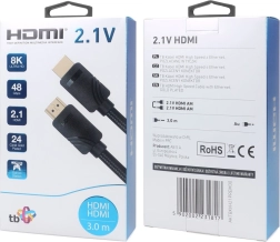 Premium HDMI 2.1-kabel 3 m 8K til gamere