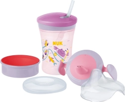 NUK Learn to Drink Set drikkekop til børn, 230 ml, uden BPA