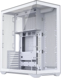 Modecom Volcano Space XL hvid full tower PC-kabinet med hærdet glas