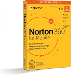 norton 360 mobile – abonnement i 1 år for 1 bruger og 1 enhed