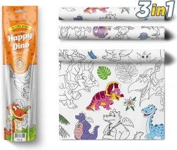 Pexi malebørneklæder - Glade dinosaurer