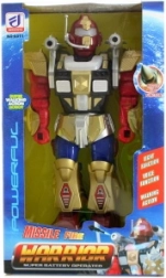 Interaktiv plastrobot på batterier