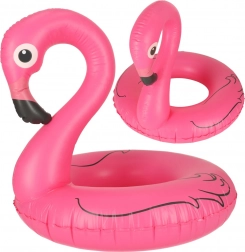 Oppustelig flamingo-badering 70 cm, bæreevne 50 kg