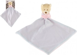 Krammeklud med bamsen Miluš 25 cm, rosa‑blå