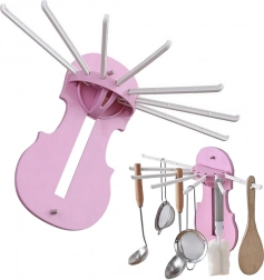 Sammenklappelig vægmonteret håndklæde- og køkkenredskabskrog