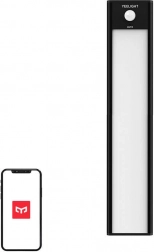 Sensorstyret LED-lys til skab Yeelight 20 cm, sort, 4000 K