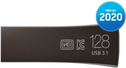 USB-flashdrev BAR Plus 128 GB, USB 3.1, titan-grå