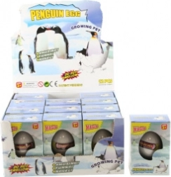 Æg med voksende pingvin til vand