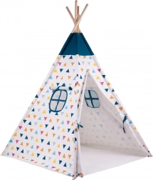 Bigjigs Toys børne-tipi med farverigt mønster af FSC-træ