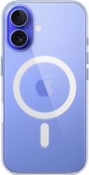 Gennemsigtigt cover med MagSafe til iPhone 16