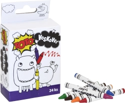 TOTO voksfarver 24 stk.