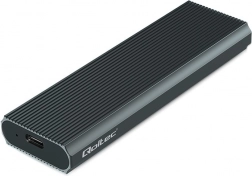 Udvendigt kabinet i aluminium til M.2 NVMe SSD, USB 3.1 Gen2 10 Gb/s, op til 4 TB, grafit