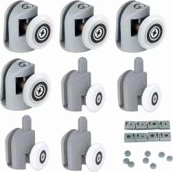 Ag527e ruller til brusekabine 8 stk.