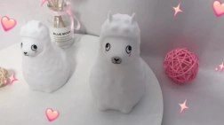 Silikone natlampe i form af et dyr