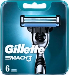 Gillette Mach3 reserveblade 6 stk.