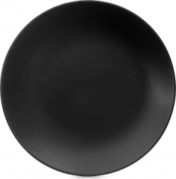 Keramisk desserttallerken sort 20,5 cm