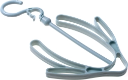 Stativ til tørring af sko - blå