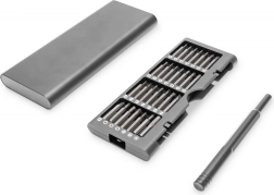 Præcisionssæt med skruetrækkere 57-i-1 DIGITUS i aluminiumsetui
