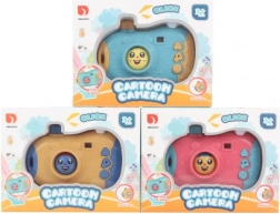 Børnekamera på batterier med lys og lyde
