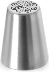 Russisk konditortyl i rustfrit stål blomst