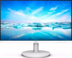 Philips 23,8" IPS-monitor med højttalere – hvid