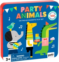 Magnetisk bog: Dyrefest PETIT COLLAGE