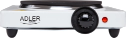 Elektrisk enkeltkogeplade ADLER 1500 W, hvid