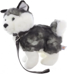 Plys Husky med snor 25 cm