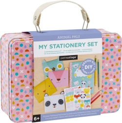 Petit Collage kreativ kuffert – brevskrivesæt med dyr
