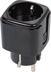 Intelligent WiFi stikkontakt TUYA V3 sort