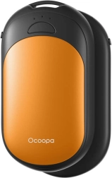Ocoopa 2x2500 mAh håndvarmer, USB-C, sort og orange