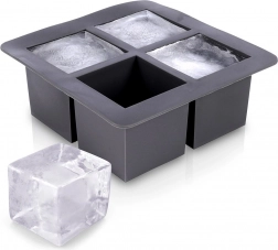 Silikoneform til XXL isterninger 15,5 × 15,5 × 6 cm