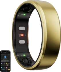 Smart ring RingConn Gen 2 – guld, størrelse 12