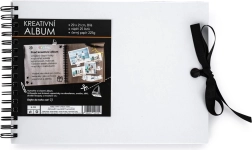 Kreativt album hvid