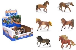 Hestefigur 13 cm - 1 stk. – Blanding af brune heste
