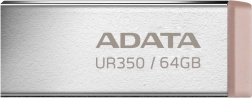USB-flashdrev ADATA Ur350 64GB USB3.2 brun metal
