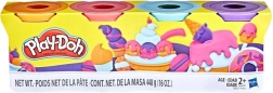 Play-Doh modellervoks, sæt med 4 bøtter, 448 g – Sweet