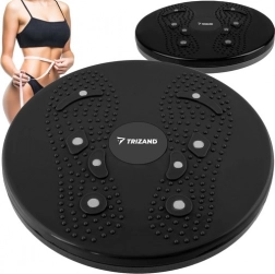 Trizand twister sort med massagefremspring og magneter