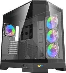 Computerkabinet med RGB-belysning