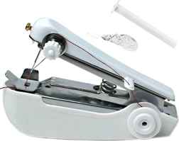 Håndbetjent mini symaskine