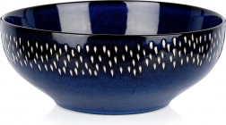 Keramisk salatskål 25 cm, 2,8 l, mørkeblå