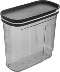 Beholder til tørvarer med dispenser GREY 1,8 l