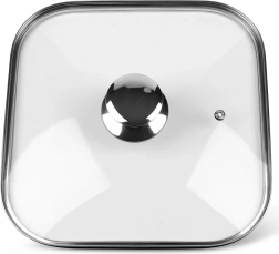 kvadratisk glaslåg grande 27 × 27 cm orion